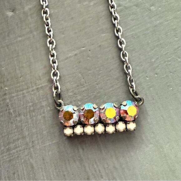 Sabika Crystal Summer 2012 Silver Tone Necklace - Picture 8 of 10